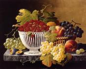 Still Life with Strawberry Basket - 塞维林·罗森